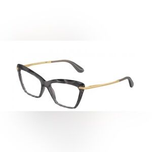 Elegant Black and Gold Women's Glasses